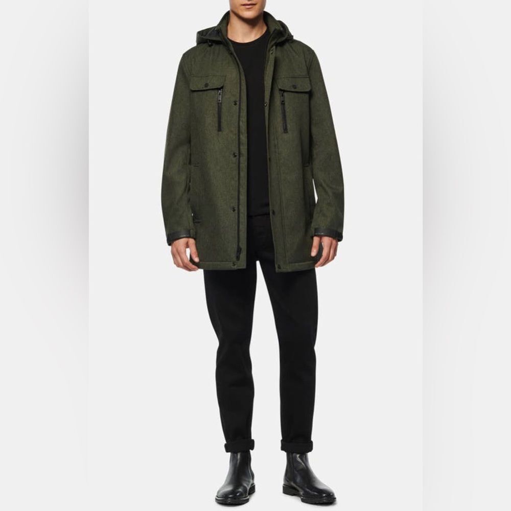 Marc New York Doyle Soft Shell Men's Jacket In Olive (Size M)